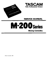 Tascam M-208-M-216 - Service Manual 